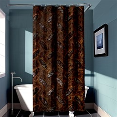 Rusty Metal Pattern Shower Curtain 36  X 72  (stall)  by trendistuff