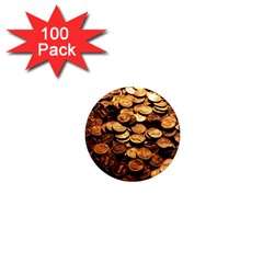 Pennies 1  Mini Magnets (100 Pack)  by trendistuff