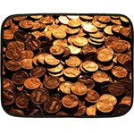 PENNIES Double Sided Fleece Blanket (Mini)  35 x27  Blanket Front