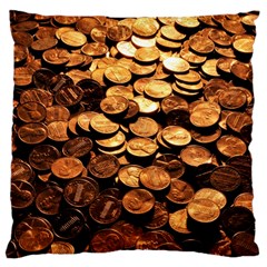 Pennies Standard Flano Cushion Cases (one Side)  by trendistuff