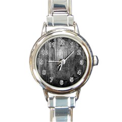 Grunge Metal Night Round Italian Charm Watches by trendistuff