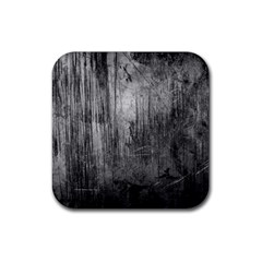 Grunge Metal Night Rubber Coaster (square)  by trendistuff