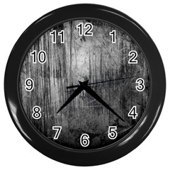 Grunge Metal Night Wall Clocks (black) by trendistuff