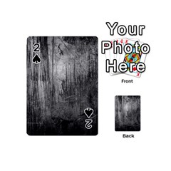 Grunge Metal Night Playing Cards 54 (mini)  by trendistuff