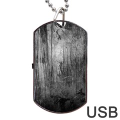 Grunge Metal Night Dog Tag Usb Flash (one Side) by trendistuff