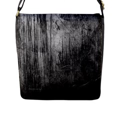 Grunge Metal Night Flap Messenger Bag (l)  by trendistuff