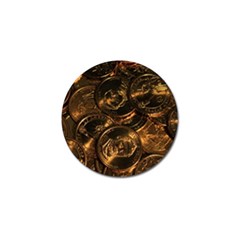 Gold Coins 2 Golf Ball Marker by trendistuff