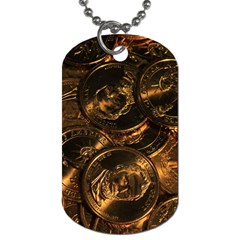 Gold Coins 2 Dog Tag (two Sides) by trendistuff