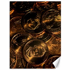 Gold Coins 2 Canvas 36  X 48   by trendistuff