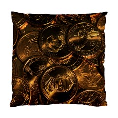 Gold Coins 2 Standard Cushion Cases (two Sides)  by trendistuff