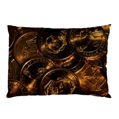 Gold Coins 2 Pillow Cases by trendistuff