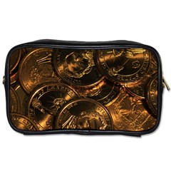 Gold Coins 2 Toiletries Bags by trendistuff