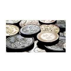 Foreign Coins Satin Wrap by trendistuff