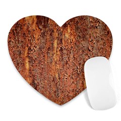 Flaky Rusting Metal Heart Mousepads by trendistuff