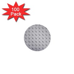 Diamond Plate 1  Mini Buttons (100 Pack) 