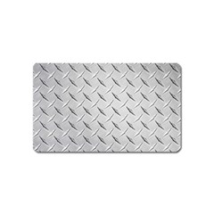 Diamond Plate Magnet (name Card) by trendistuff