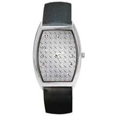 Diamond Plate Barrel Metal Watches by trendistuff