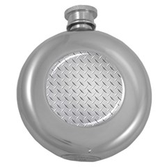 Diamond Plate Round Hip Flask (5 Oz) by trendistuff