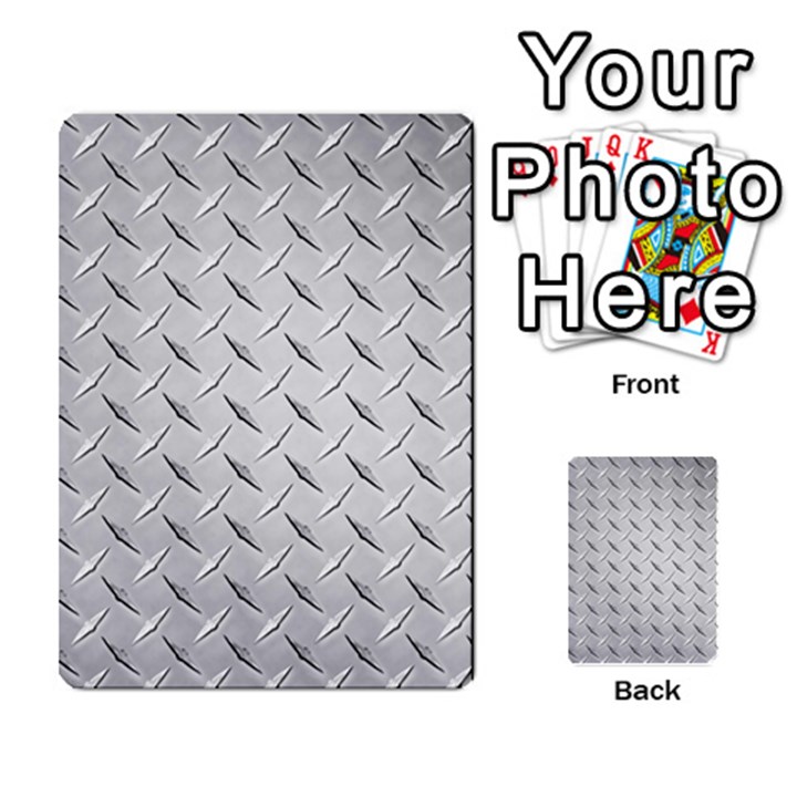 DIAMOND PLATE Multi-purpose Cards (Rectangle) 