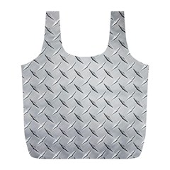 Diamond Plate Full Print Recycle Bags (l)  by trendistuff