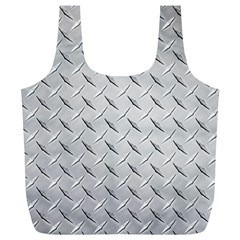 Diamond Plate Full Print Recycle Bags (l)  by trendistuff