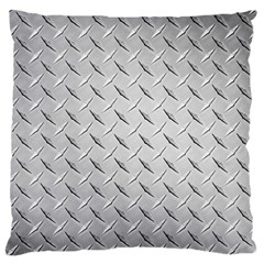 Diamond Plate Large Flano Cushion Cases (one Side)  by trendistuff