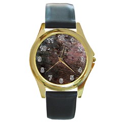 Corrosion 2 Round Gold Metal Watches by trendistuff