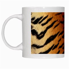 Tiger Fur White Mugs by trendistuff