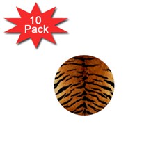 Tiger Fur 1  Mini Buttons (10 Pack)  by trendistuff