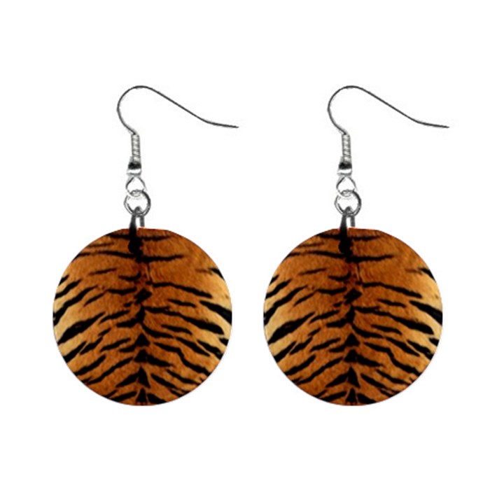 TIGER FUR Mini Button Earrings