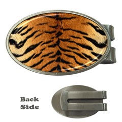 Tiger Fur Money Clips (oval)  by trendistuff