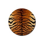 TIGER FUR Rubber Coaster (Round) 