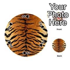 Tiger Fur Playing Cards 54 (round)  by trendistuff