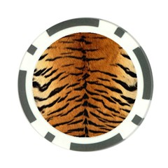 Tiger Fur Poker Chip Card Guards by trendistuff