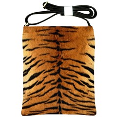 Tiger Fur Shoulder Sling Bags by trendistuff