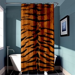 Tiger Fur Shower Curtain 36  X 72  (stall)  by trendistuff