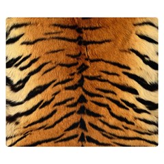 Tiger Fur Double Sided Flano Blanket (small)  by trendistuff