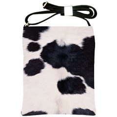 Spotted Cow Hide Shoulder Sling Bags by trendistuff