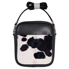 Spotted Cow Hide Girls Sling Bags by trendistuff