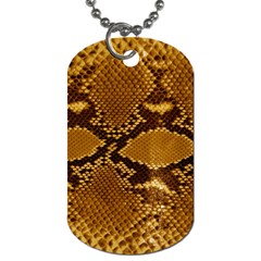 Snake Skin Dog Tag (one Side) by trendistuff