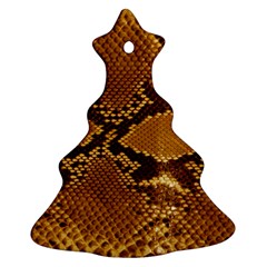 Snake Skin Christmas Tree Ornament (2 Sides) by trendistuff