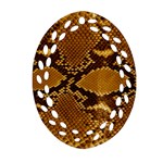 SNAKE SKIN Ornament (Oval Filigree)  Front