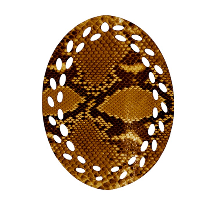 SNAKE SKIN Ornament (Oval Filigree) 