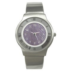 Silver Snake Skin Stainless Steel Watches by trendistuff