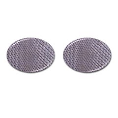 Silver Snake Skin Cufflinks (oval) by trendistuff