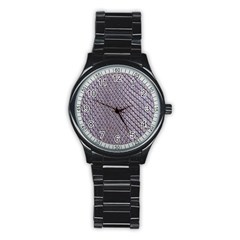 Silver Snake Skin Stainless Steel Round Watches by trendistuff