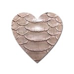 SCALY LEATHER Heart Magnet