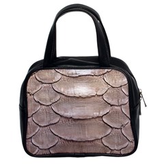 Scaly Leather Classic Handbags (2 Sides) by trendistuff