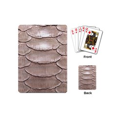 Scaly Leather Playing Cards (mini)  by trendistuff