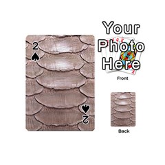 Scaly Leather Playing Cards 54 (mini)  by trendistuff